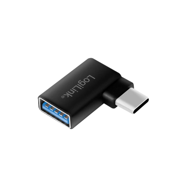 Logilink USB 3.2 Gen 1 Type-C adapter, C/M-USB-A/F, 90 -os szög