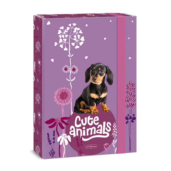Ars Una: Cuki állatok - Kutyás A4 füzetbox