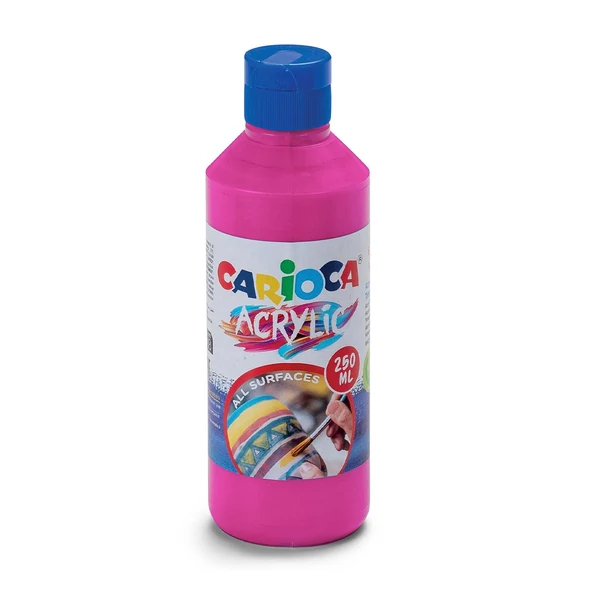 Acrylic 250ml-s akril festék rózsaszín színben - Carioca