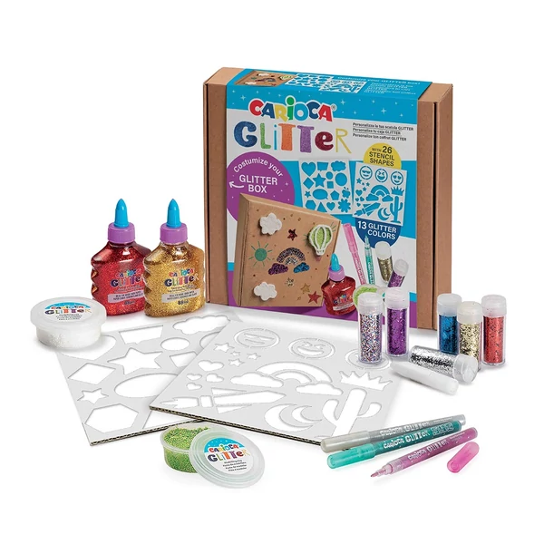 Glitter, csillámos kreatív szett - Carioca