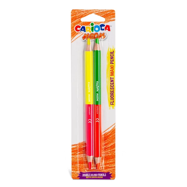 Neon kétvégű 2db-os maxi színesceruza szett - Carioca