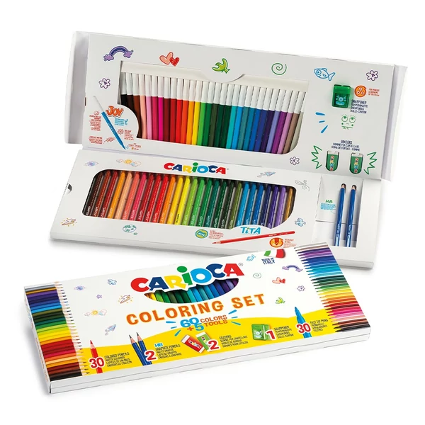 Színező szett 65db-os - Carioca