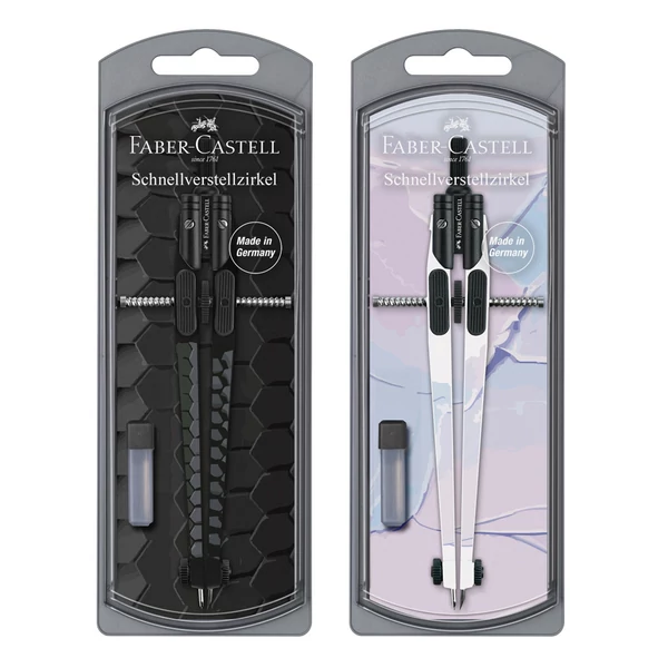Faber-Castell: S&V körző szett gyorsállítóval kétféle változatban 1db