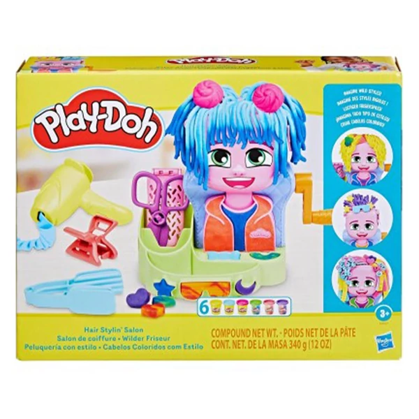 Play-Doh: Fodrászszalon 6 tégely gyurmával - Hasbro