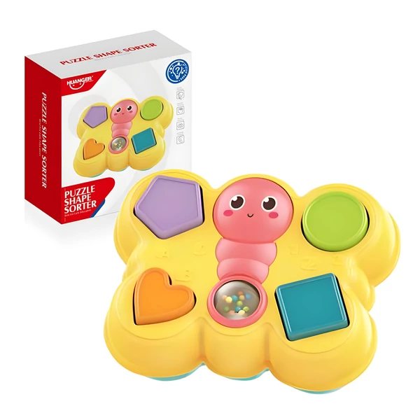 Happy World: Pillangó formaillesztő játék 19cm