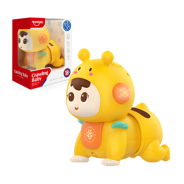 Happy World: Tityi-Totyi méhecske jelmezes mászó baba hanggal és fénnyel