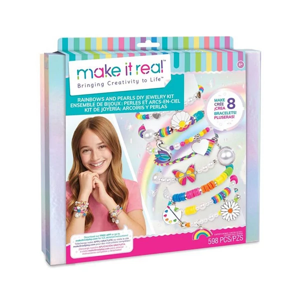 Make It Real: Ékszerkészítés, szivárvány és gyöngy karkötők