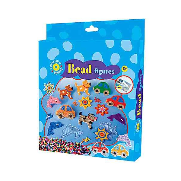 Autó és kutya vasalható gyöngykép figurák