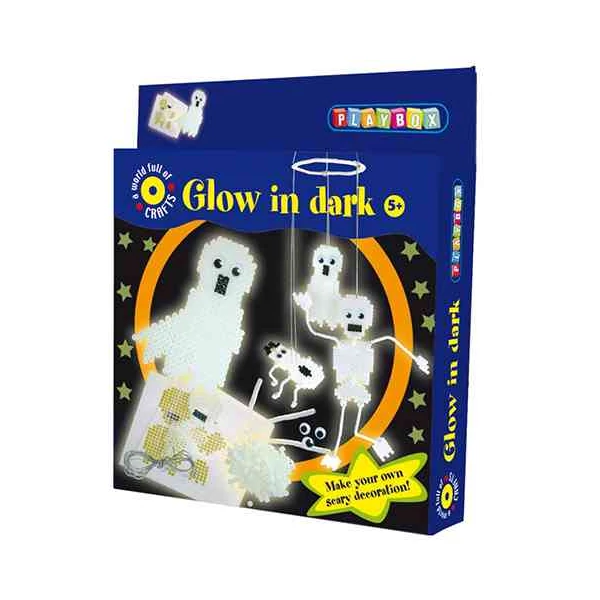 Playbox: Fluoreszkáló szellemek kreatív vasalható gyöngyszett