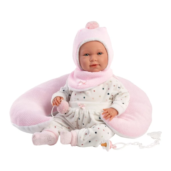 Llorens: Mimi 42cm-es baba hanggal, pocak párnával