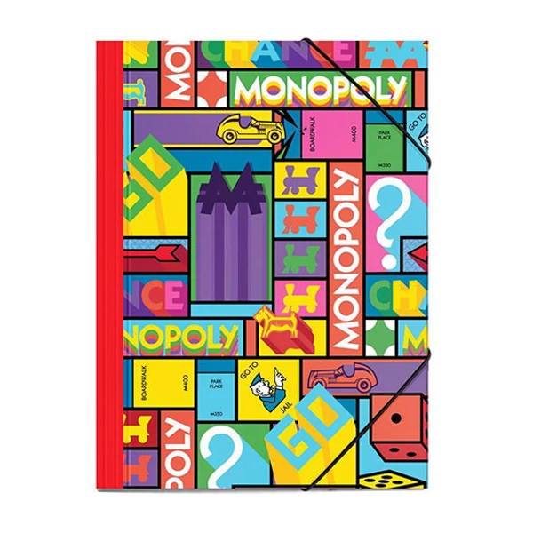 Monopoly gumis dosszié 25x35cm