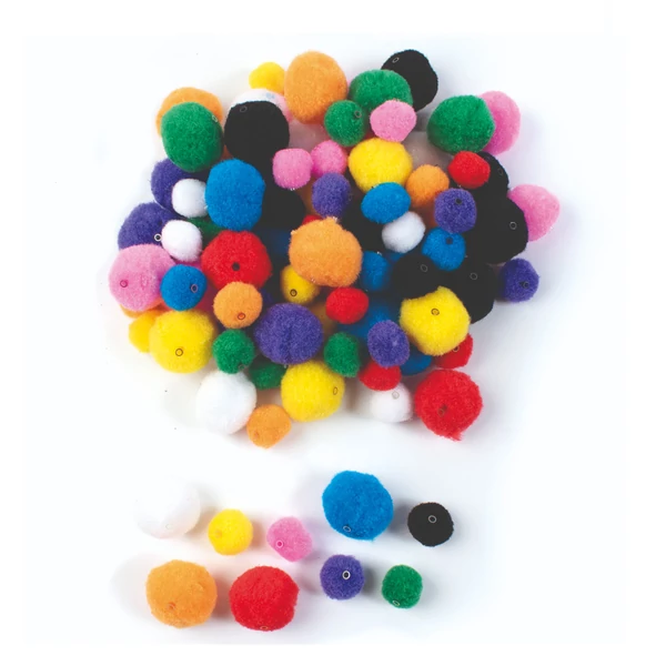 PlayBox: 200db-os színes pompon szett