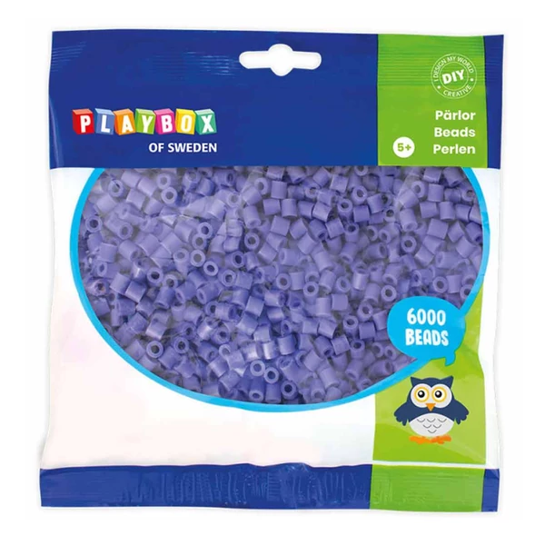 PlayBox: 5mm-es MIDI vasalható gyöngy lila színben 6000db-os csomag