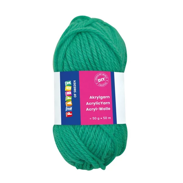 PlayBox: Akril fonal 50g zöld