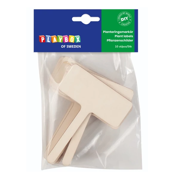 PlayBox: Fa jelölőtábla ültetéshez 10db-os szett