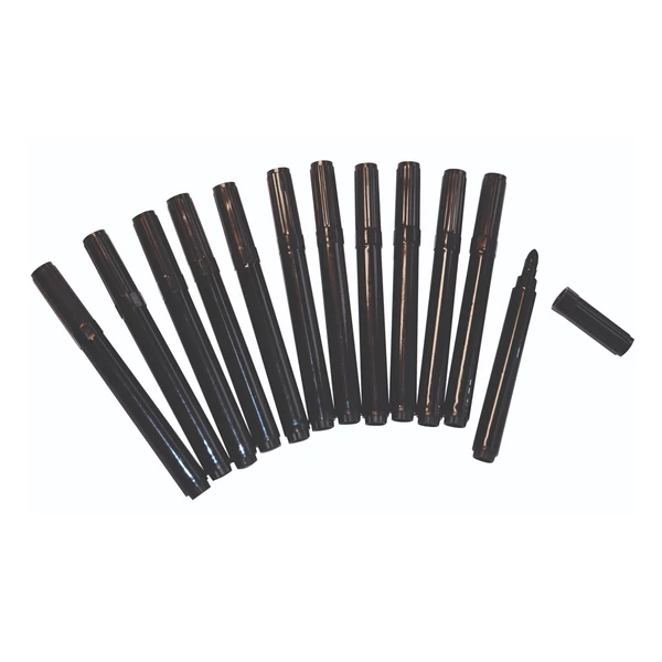 PlayBox: Fekete 12 db-os vastag filctoll szett