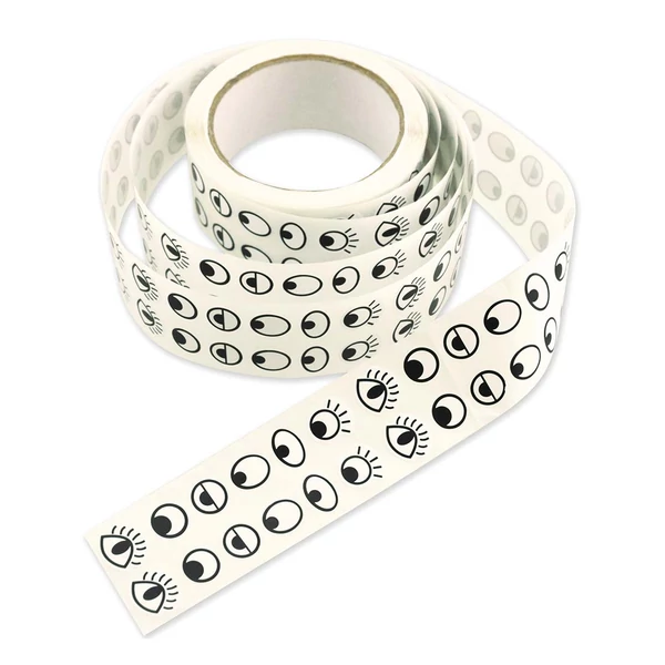 PlayBox: Fekete-fehér matrica szemek tekercsen 2000db