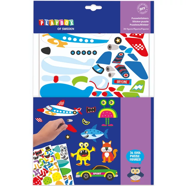 PlayBox: Kreatív matrica szett