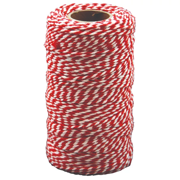 PlayBox: Piros-fehér pamutfonal 100m