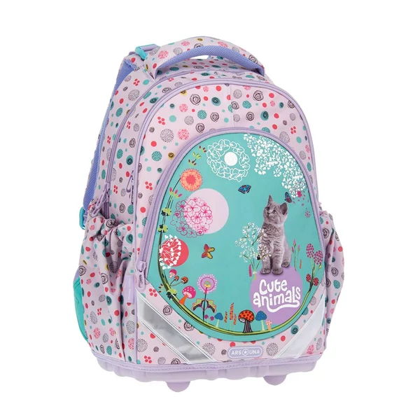 Ars Una: Cute Animals Cicás anatómiai iskolatáska, hátizsák 33x42x21cm