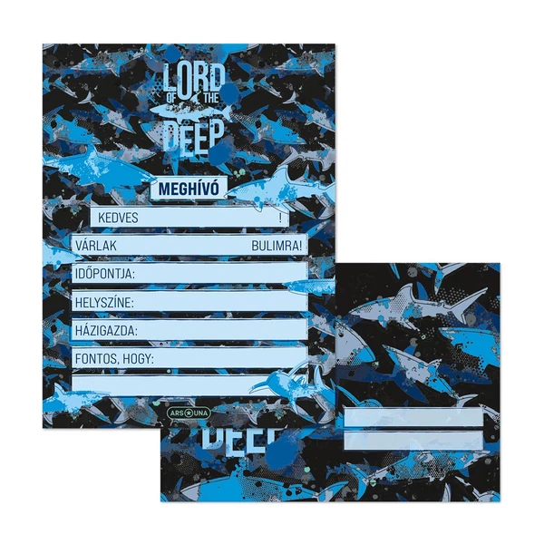 Ars Una: Lord of the Deep 10 db-os meghívó szett borítékkal