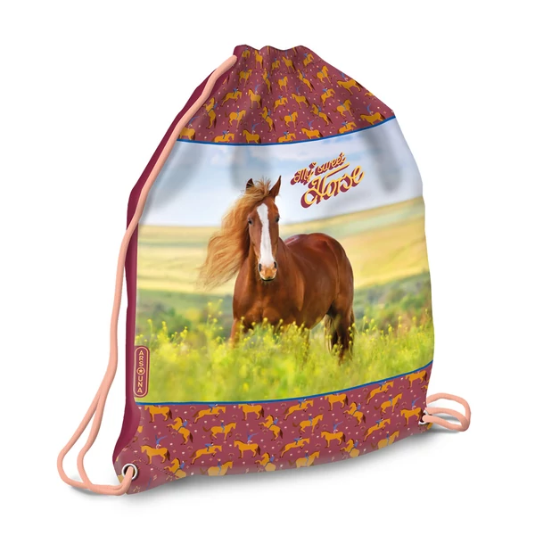 Ars Una: My Sweet Horse tornazsák, sportzsák 32x42cm