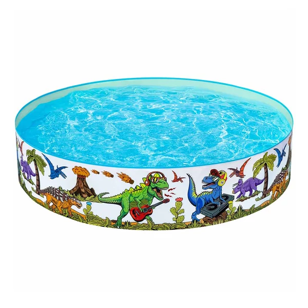 Bestway: Fill 'n Fun™ dinoszauruszos merevfalú pancsoló medence ? 183 x 38 cm
