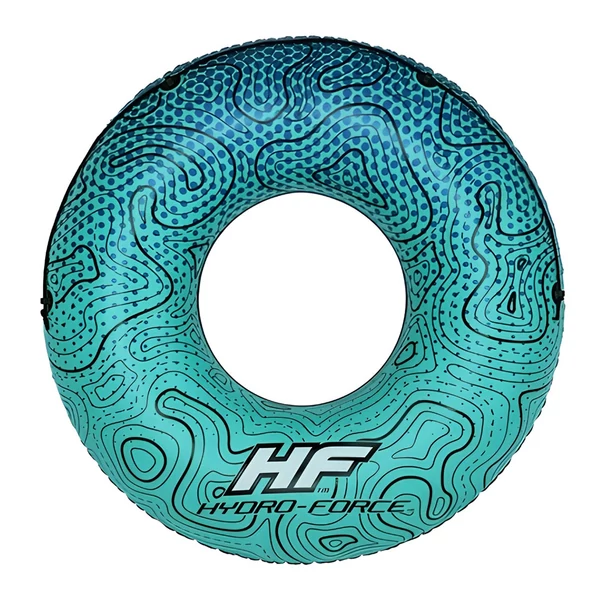 Bestway: Hydro-Force felfújható úszógumi biztonsági kapaszkodó kötéllel 119cm