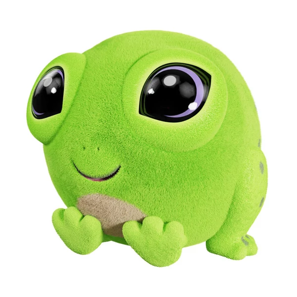 Flockies játékfigura: 3.széria - Finn béka figura