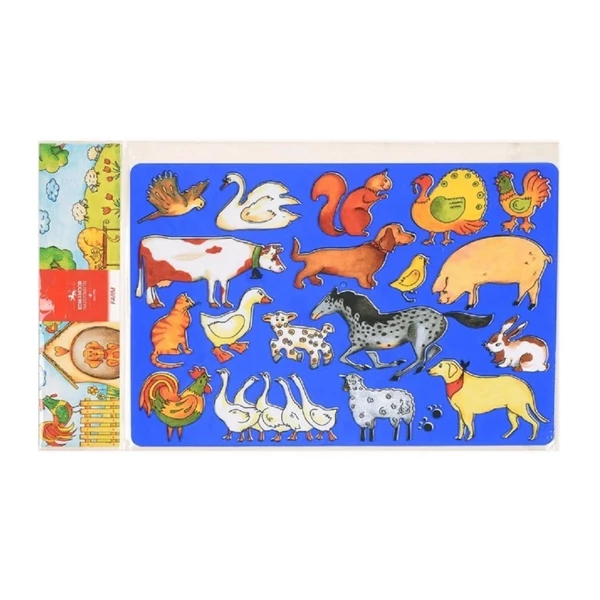 ICO: Koh-I-Noor Rajzolósablon Farm állatokkal