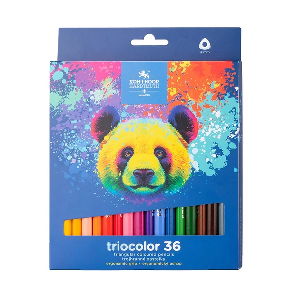 ICO: Koh-I-Noor 3145 Hatszögletű színes ceruza medvés dobozban 36 darabos