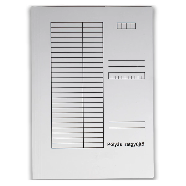 Fehér pólyás dosszié A/4 230g