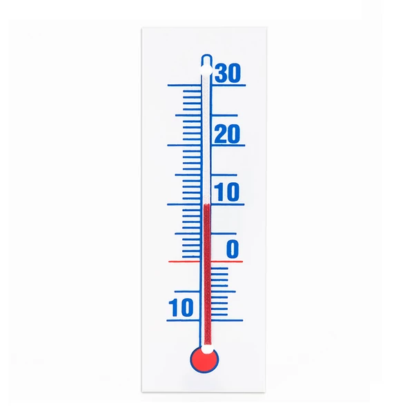 Műanyag iskolai hőmérő