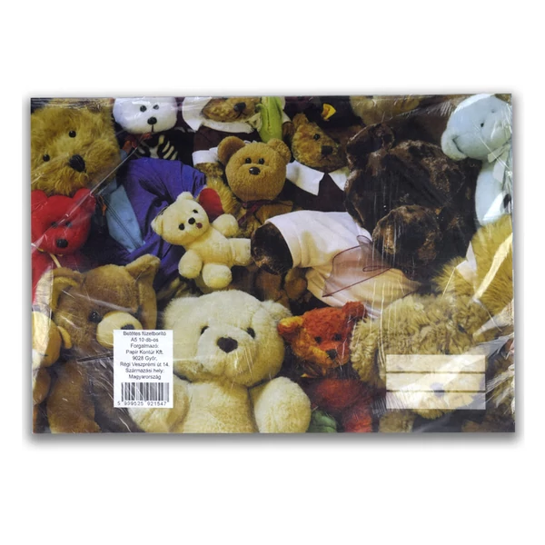 Mintás papír füzetborító 10 db-os szett A/5