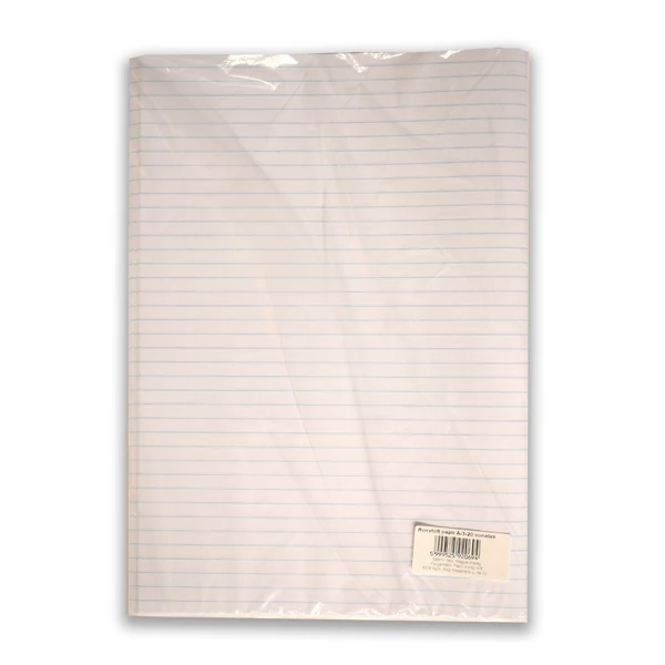 Rovatolt vonalas papír A/3-as méret 20ív