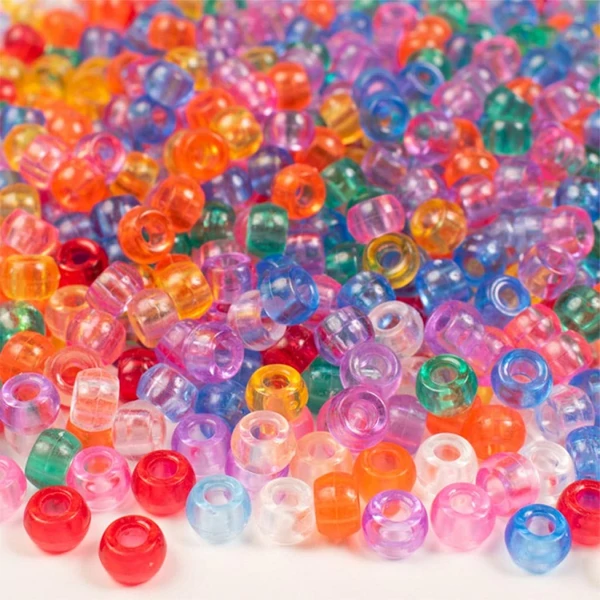 PlayBox: Átlátszó ékszerkészítő gyöngyök 1000db-os szett
