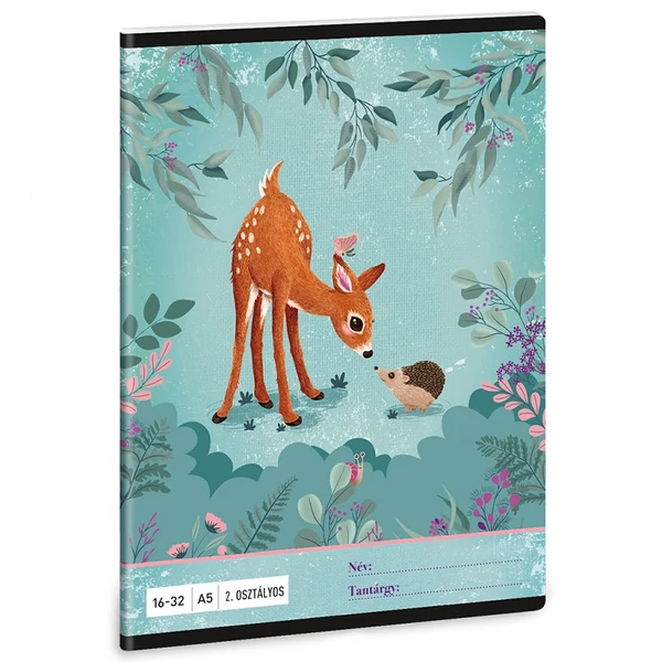 Ars Una: My Secret Garden 2.osztályos vonalas füzet A/5