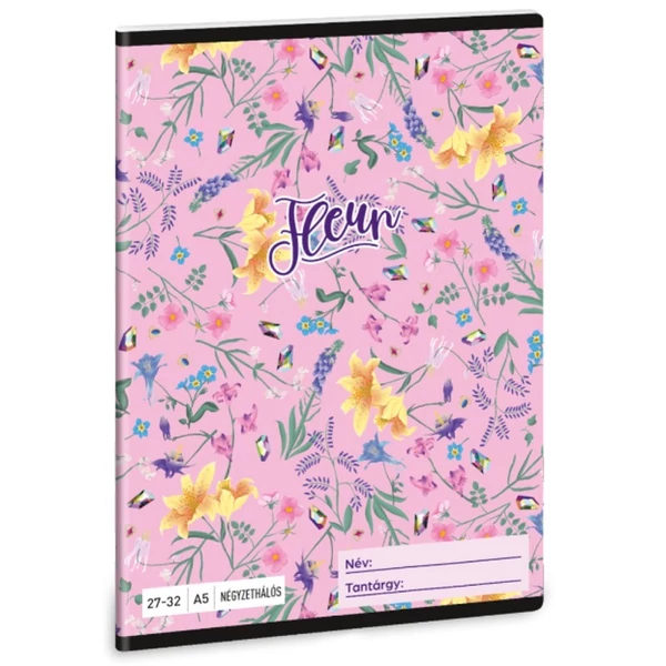 Ars Una: Fleur kockás füzet A/5 27-32