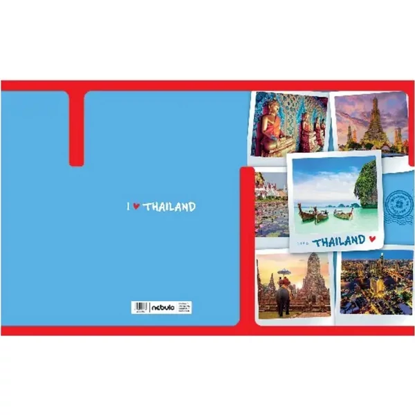 Nebulo: Gumis mappa A4-es Thaiföld