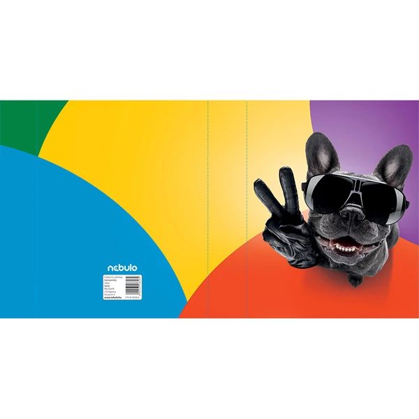 Nebulo: Füzetbox A/5-ös méret Menõ bulldog