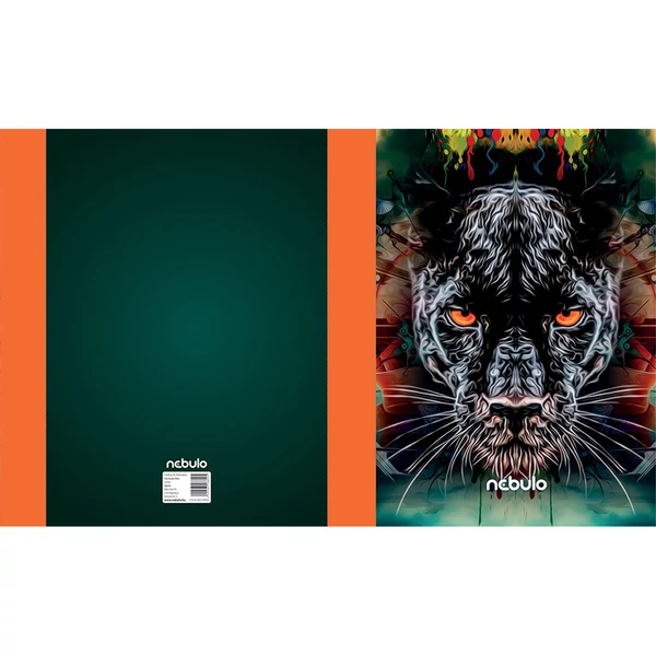 Nebulo: Füzetbox A/4-es méret Fekete párduc