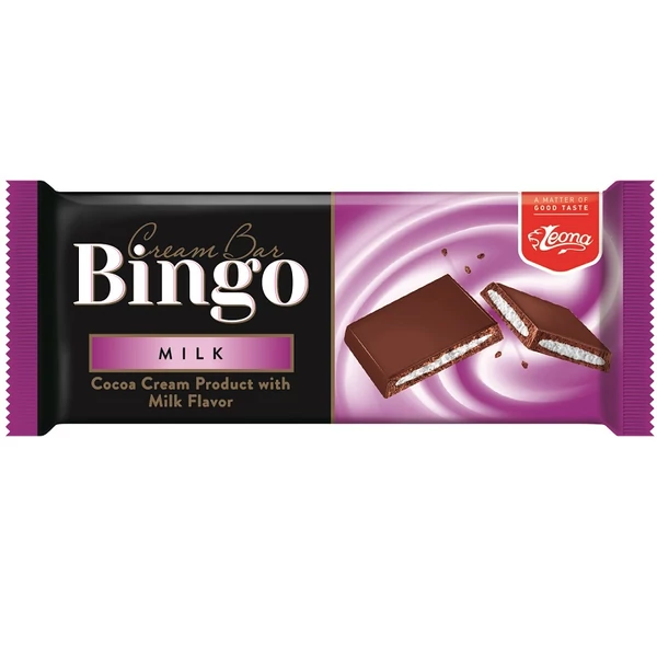 Bingo tejes krémmel töltött tejtábla 90g