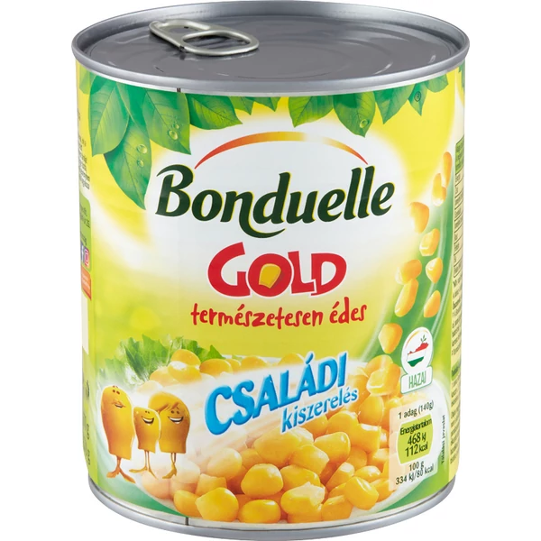 Bonduelle szuperédes morzsolt csemegekukorica 670 g
