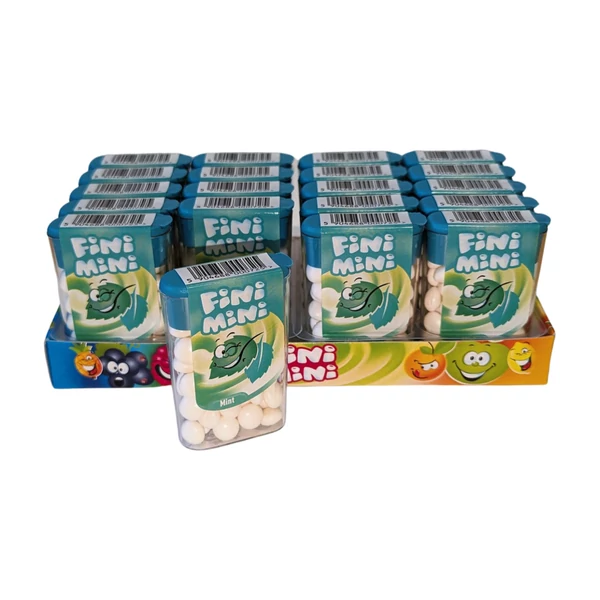Fini Mini mentol ízű cukorka drazsé 16g