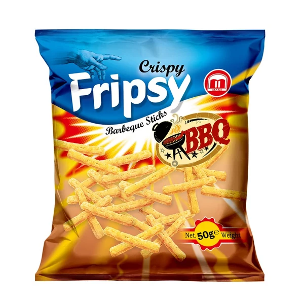 Fripsy barbecue ízesítésű snack 50g