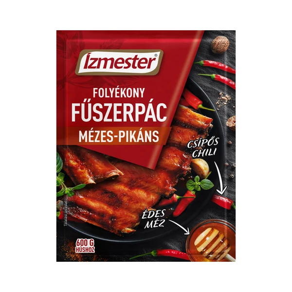 Ízmester folyékony mézes-pikáns grill fűszerpác 80ml