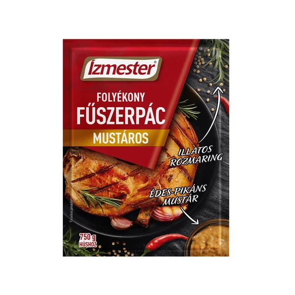 Ízmester folyékony mustáros grill fűszerpác 80ml