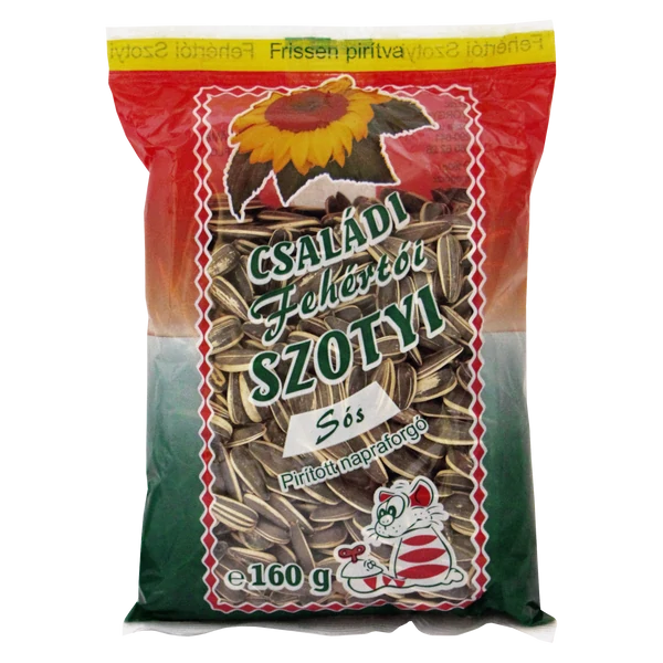 Fehértói pirított napraforgómag sós 160g