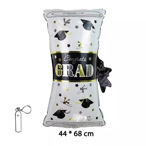 Diplomatekercs formájú fólialufi 44x68cm 