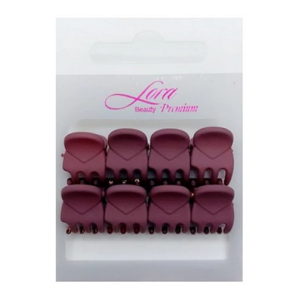 Lora karmos csat barna 1cm 8db 810996